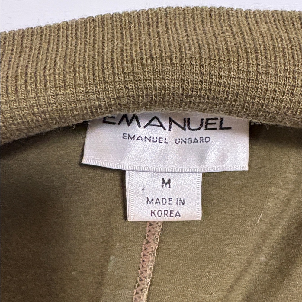 Emanuel Ungaro Khaki Bomber Jacket - Picture 7 of 7